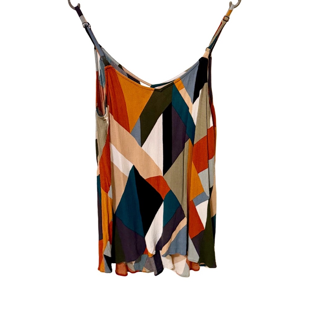 Geometric Multicolor Women's Tank Top